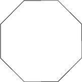 Aluminium DOR verkeersbord in de kleur wit RAL 9016 met een afmeting van 700 mm Octogonaal