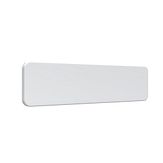 Aluminium DOR verkeersbord in de kleur wit RAL 9016 met een afmeting van 600x150 mm