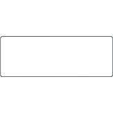 Aluminium DOR verkeersbord in de kleur wit RAL 9016 met een afmeting van 940x340 mm