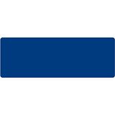 Aluminium DOR verkeersbord in de kleur blauw RAL 5017 met een afmeting van 1000x350 mm