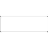 Aluminium DOR verkeersbord in de kleur wit RAL 9016 met een afmeting van 1500x500 mm