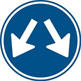 Nabasco Sign verkeersbord RVV D03 gebod te passeren aan 2 zijden - levensduur 20 jaar - afmeting 400mm rond