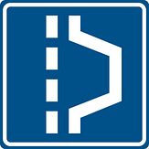 Nabasco Sign verkeersbord RVV L14 vluchthaven - levensduur 20 jaar - afmeting 600x600mm