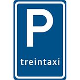 Nabasco Sign verkeersbord RVV E08h parkeerplaats treintaxi - levensduur 20 jaar - afmeting 400x600mm