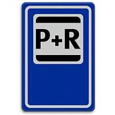 Nabasco Sign verkeersbord RVV E12 parkeren parkeer- en reishalte - levensduur 20 jaar - afmeting 400x600mm