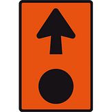 Nabasco Sign verkeersbord RVV K14 route voor gevaarlijke stoffen - levensduur 20 jaar - afmeting 400x600mm