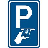 Nabasco Sign verkeersbord RVV BW112 betaald parkeren - levensduur 20 jaar - afmeting 400x600mm