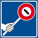 Nabasco Sign verkeersbord RVV VR07l verkeersbrigadier - levensduur 20 jaar - afmeting 600x600mm