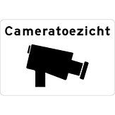 Nabasco Sign verkeersbord Cameratoezicht - levensduur 20 jaar - afmeting 600x400mm