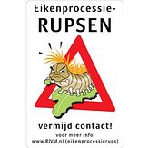 Nabasco Sign verkeersbord eikenprocessierups - levensduur 20 jaar - afmeting 400x600mm