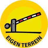 Aluminium DOR Buurtbord Ovidius 5.3 - Eigen terrein - levensduur 20 jaar - afmeting 400mm rond