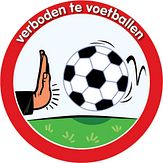 Aluminium DOR Buurtbord Ovidius S.15 - Verboden te voetballen - levensduur 20 jaar - afmeting 400mm rond