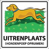 Aluminium DOR Buurtbord Ovidius 2.4 - Uitrenplaats (hoendenpoep opruimen) - levensduur 20 jaar - afmeting 600x600mm