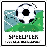 Aluminium DOR Buurtbord Ovidius 2.6 - Speelplek (dus geen hondenpoep) - levensduur 20 jaar - afmeting 600x600mm