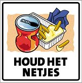 Aluminium DOR Buurtbord Ovidius 2.1 - Houd het netjes - levensduur 20 jaar - afmeting 600x600mm