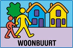 Aluminium DOR Buurtbord Ovidius 4.3 - Woonbuurt - levensduur 20 jaar - afmeting 600x400mm