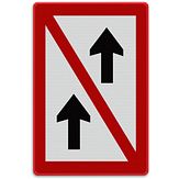 Aluminium DOR Scheepvaartbord A.2 voorbijlopen verboden - levensduur 20 jaar - afmeting 600x900mm