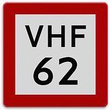 Aluminium DOR Scheepvaartbord B.11b verplicht gebruik te maken van de marifoon op het aangegeven marifoonkanaal - levensduur 20 jaar - afmeting 600x600mm