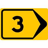 Nabasco Sign verkeersbord RVV T201r werk in uitvoering omleidingsbord rechtsaf - levensduur 20 jaar - afmeting 600x400mm