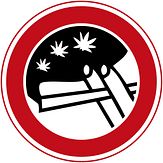 Aluminium DOR verkeersbord blowverbod - levensduur 20 jaar - afmeting 600 mm rond