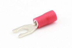 Klemvork kabelschoen - rood Ø 3,7 mm/0,5~1,5 mm - per 1000 st.