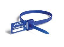 Aantrekverzegeling - Way-Lok - blauw - PP - genumm.- 100 st.