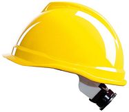 Helm - kleur geel - draaiknop