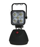 LED-werklamp op accu - 5x3 watt - 12/230 volt lader