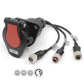 Brigade - Elite - 15-pins contactdoos 3 cam.aansl. - cabine