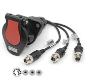 Brigade - Elite - 15-pins contactdoos 3 cam.aansl. - trailer