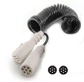 Brigade - Select - 7-pins spiraalkabel - SC-07-24S