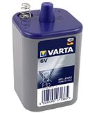 Blokbatterij - Varta - veer aansluiting - 6V/7,5Ah