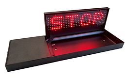 Kantelmatrix - 400x130x30mm - reëelschrift - STOP/VOLGEN