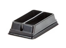 Zwarte flensrand t.b.v. Powerled 8-LED's