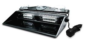 LED Dashflitser X12 - blauw - 12 volt - zuign. bevest.