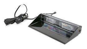 Dashflitser X12 - 12LED blauw - zuign./sig.plug - 12V