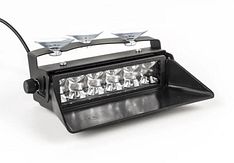 Dashflitser Megaflash FX - 6LED amber -zuign./sig.pl.-12/24V