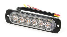 LEDflitser SuperThin H06 6LED XB2 blauw - 12/24V - Auto-DIM
