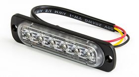 LEDflitser SuperThin V06 6LED XB2 blauw - 12/24V - Auto-DIM