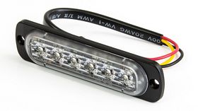 LEDflitser SuperThin V06 6LED XA2 amber - 12/24V - Auto-DIM