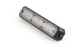 LEDflitser Ultra Slim vlak - 12LED - DUAL amber/blauw - 12/24V