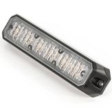 LEDflitser Ultra Slim vlak - DUAL amber/blauw - 6LED - 12/24V