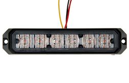 LEDflitser - Ultra Slim vlak XB2 - 6LED - blauw -12/24V