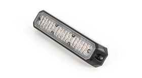 LEDflitser - Ultra Slim vlak - 6LED - wit -12/24V