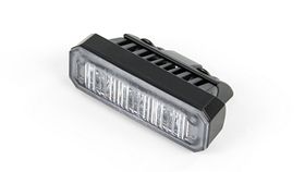 LEDflitser - Ultra Slim grille - 3LED - XA1 amber - 12/24V