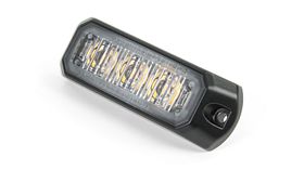 LEDflitser - Ultra Slim vlak - 3LED - wit - 12/24V