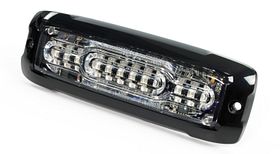 LEDflitser JXT12 - 12LED - XA2 amber - zwarte rand - 12/24V