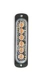 LEDflitser - SuperThin V06 - 6LED - XA1 amber - 12/24V - 3m