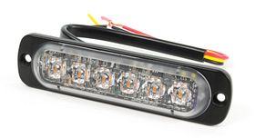 LEDflitser - SuperThin H06 - 6LED - XA2 amber - 12/24V
