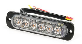 LEDflitser - SuperThin H06 - 6LED - XA1 amber - 12/24V